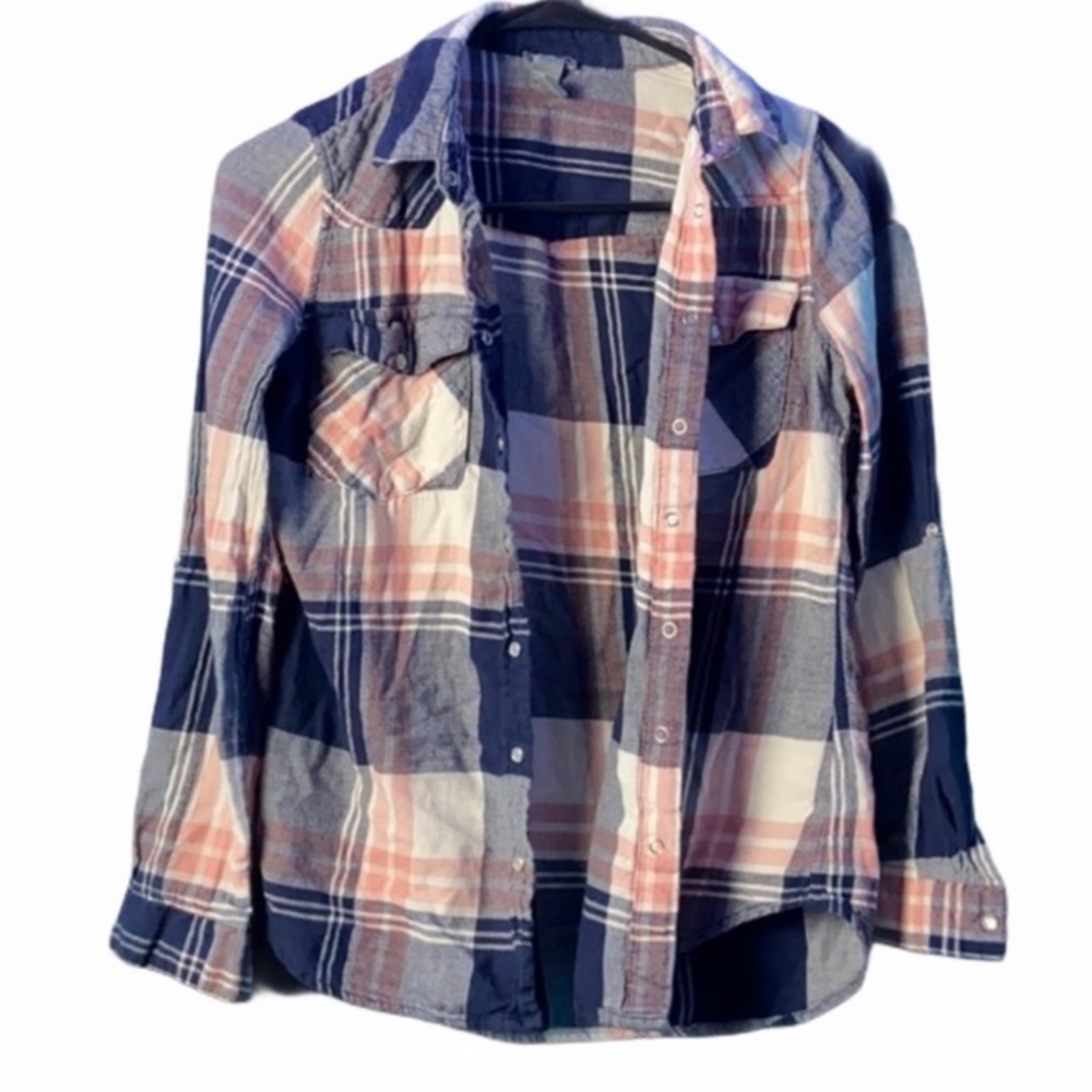 Charlotte Russe Checkered Flannel, size XS